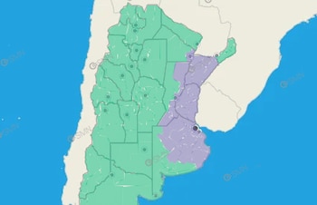 El Servicio Meteorológico Nacional emitió una advertencia violeta por bancos de niebla densos que complican rutas accesos y aeropuertos en varias provincias argentinas (SMN)