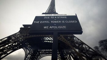 La Torre Eiffel cerró por