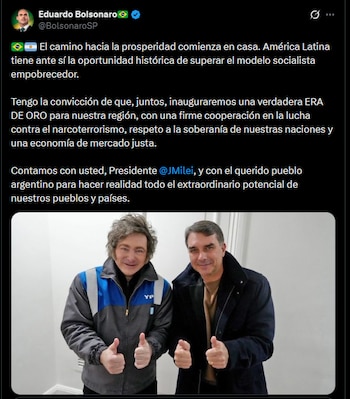 Javier Milei - Eduardo Bolsonaro