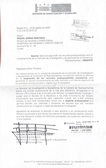 Comisión de Acusaciones de la Cámara de Representantes - crédito suministrada