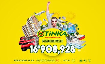 Sorteo de la Tinka del domingo 31 de julio de 2022