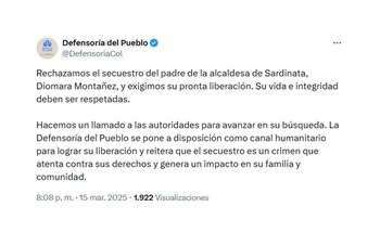 Defensoría del Pueblo se ofreció