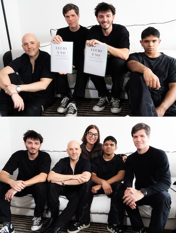 La obra muestra el proceso de adopción desde el video viral de Lucio hasta la construcción del vínculo padre e hijo