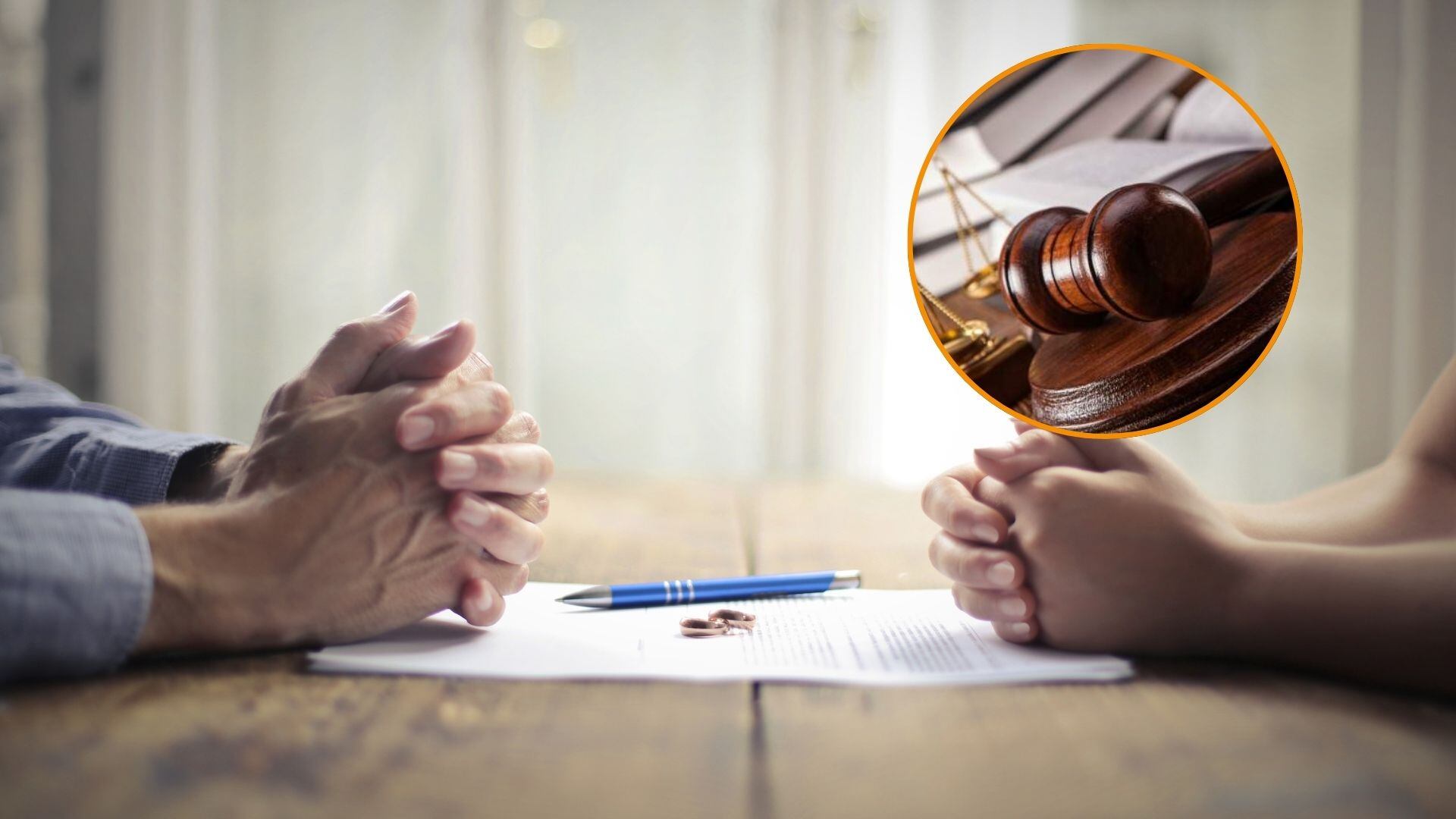 Imagen de archivo de un divorcio. (Adobe)