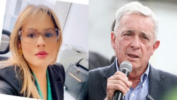 En 2013 fue incluida en la lista al Senado del Centro Democrático impulsada por Álvaro Uribe, en la posición número 37, aunque posteriormente decidió retirar su candidatura - crédito Colprensa y @rosalin-orozco-becerra/LinkedIn