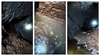 Cavernas de aguas negras de más de 2 kilómetros fueron halladas en Ecatepec tras varios socavones por lluvias