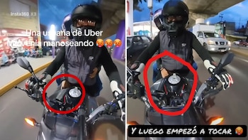 Pasajera toca sin consentimiento a motociclista durante viaje nocturno y el caso se vuelve viral en CDMX
