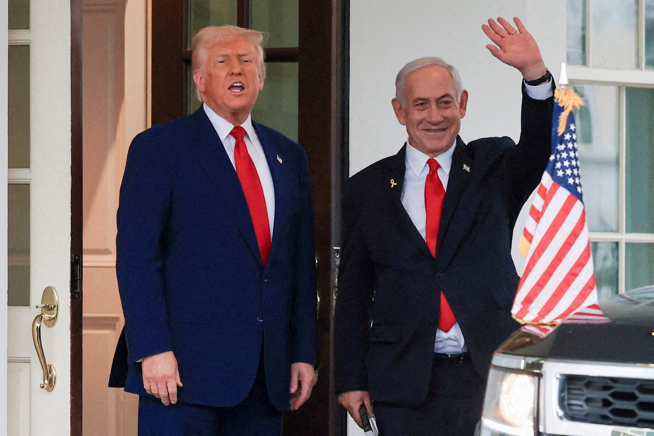 Donald Trump y Benjamín Netanyahu durante su último encuentro en la Casa Blanca, (Washington, Estados Unidos)