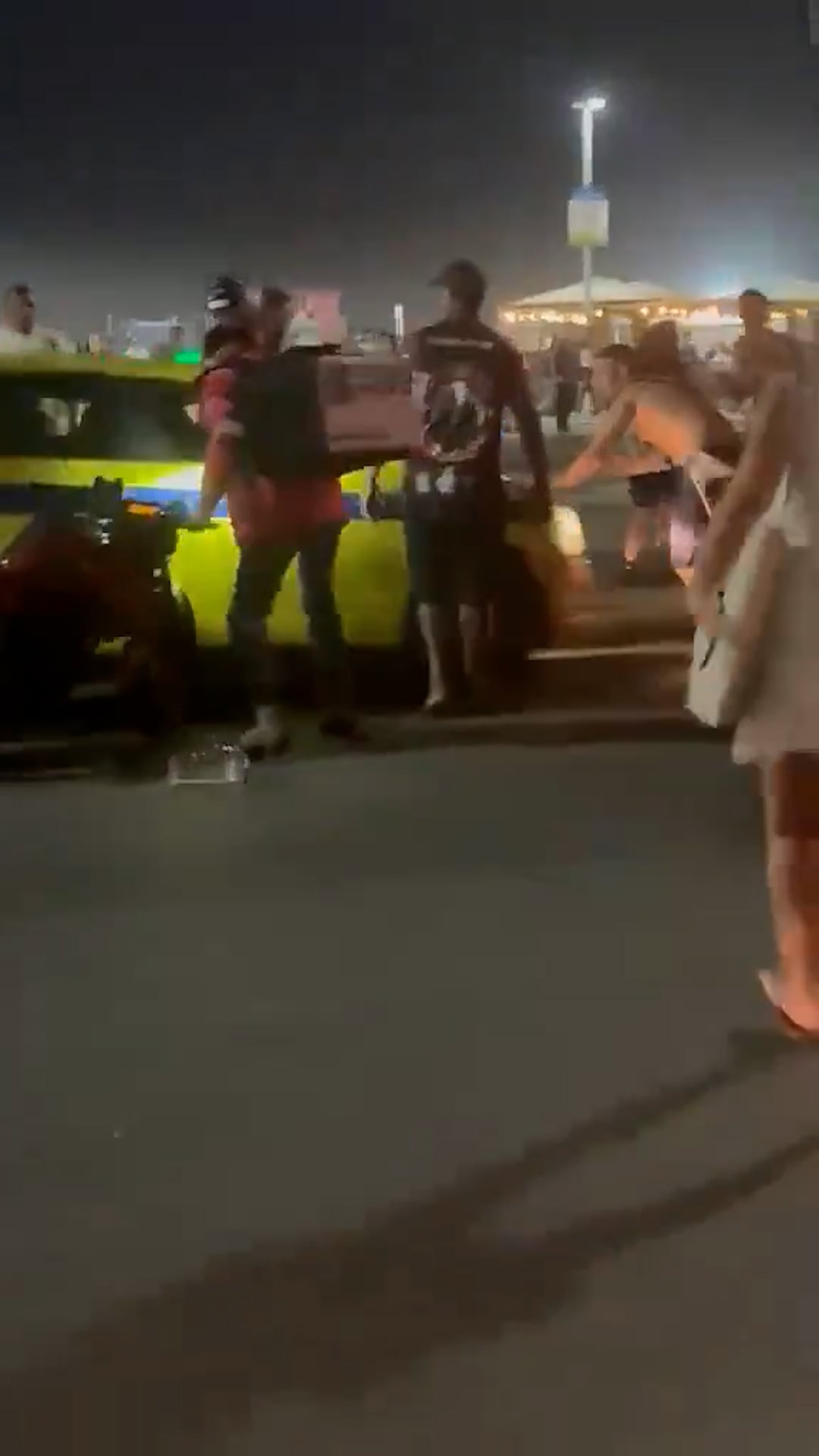 Las peleas en Río de Janeiro se registraron sobre la avenida Atlántica, en la zona de Copacabana.