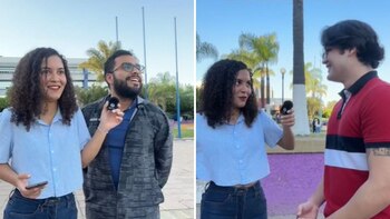 La mujer colombiana se sorprendió