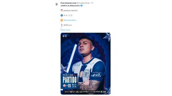 Alianza Lima se medirá ante