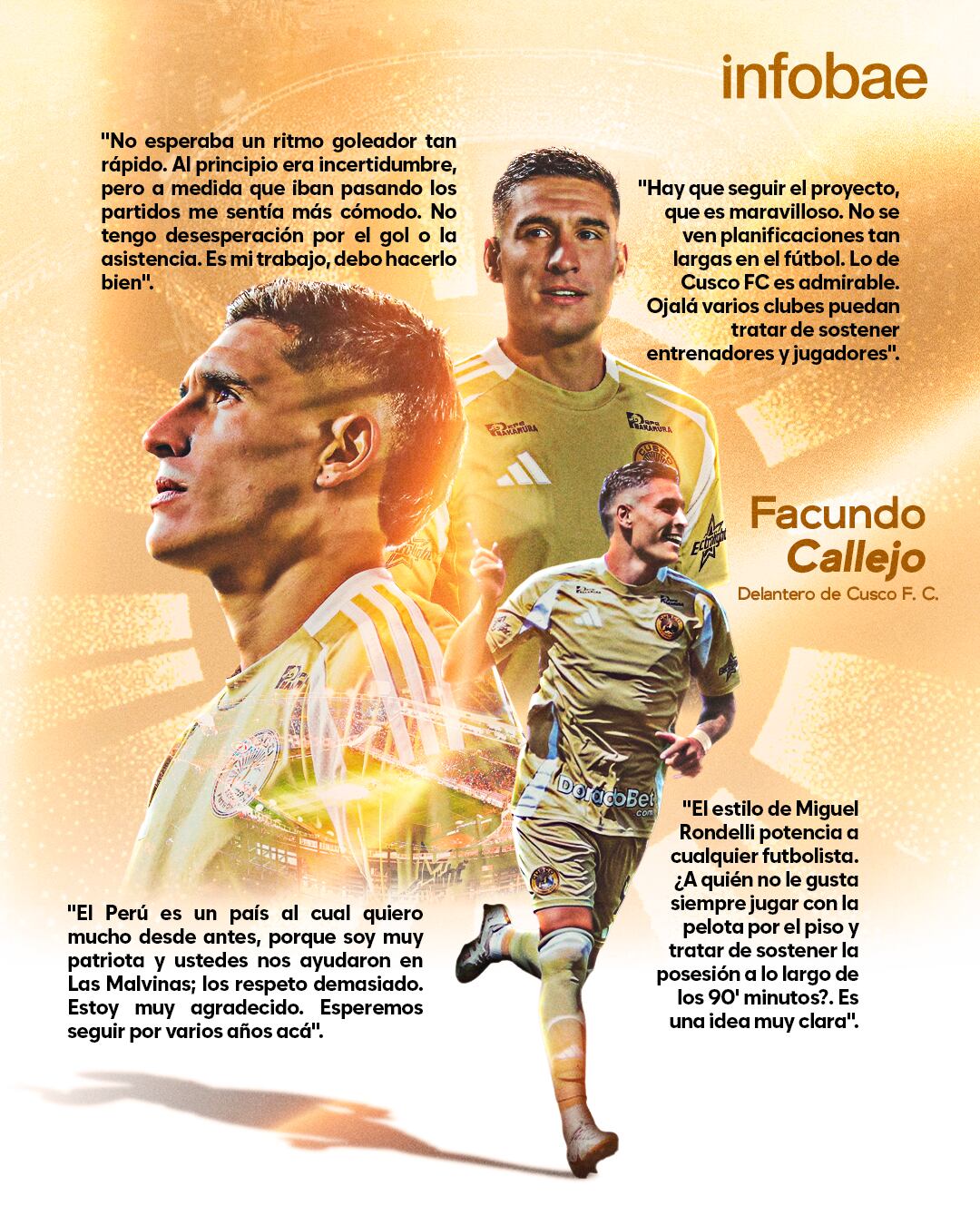 Entrevista exclusiva a Facundo Callejo en Infobae Perú. - Crédito: Renzo Galiano