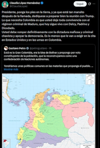 Claudia López criticó la propuesta