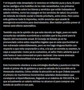 Germán Vargas Lleras alertó sobre