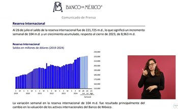 El presidente López Obrador presenta