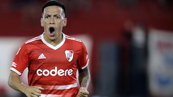 Esequiel Barco, desequilibrio y gol