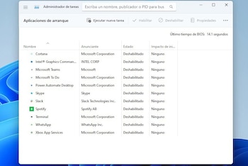 Una forma de agilizar el proceso de encendido de las PC es gestionar correctamente las aplicaciones que se abren en el inicio de Windows.
