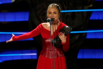 Rigoberta Bandini, al recibir un