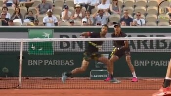 El punto de dobles en Roland Garros que recorre el mundo