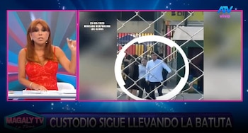 Magaly Medina acusa a Óscar Custodio de intentar “lavarse las manos” tras anunciar su retiro de La Bella Luz. Captura: Magaly TV La Firme.