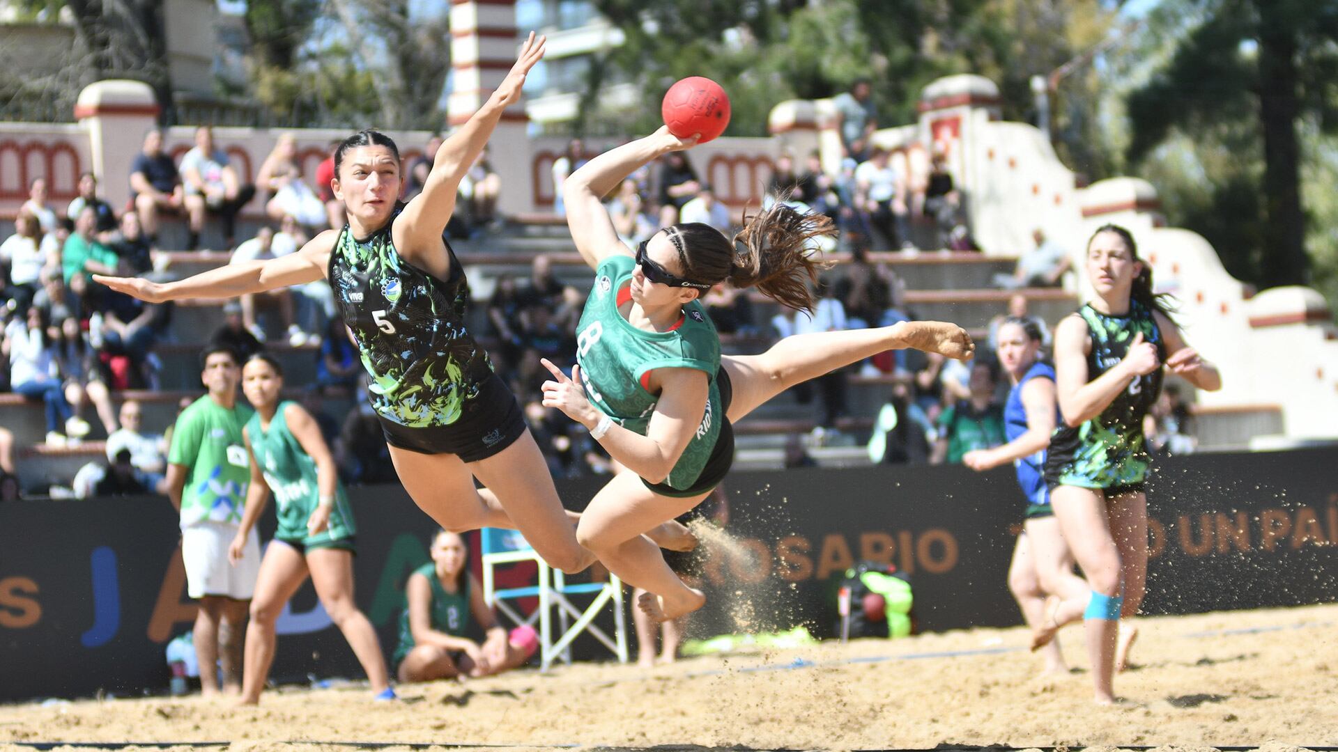 El beach handball, presente en el espacio La Rural de Rosario