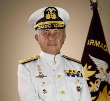 El contralmirante John Merlo es