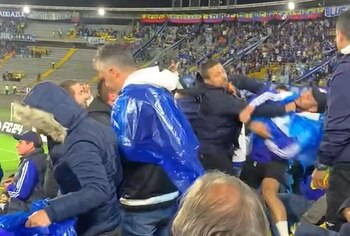 Los seguidores del club bogotano