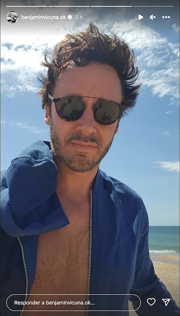 Benjamín Vicuña disfruta de sus