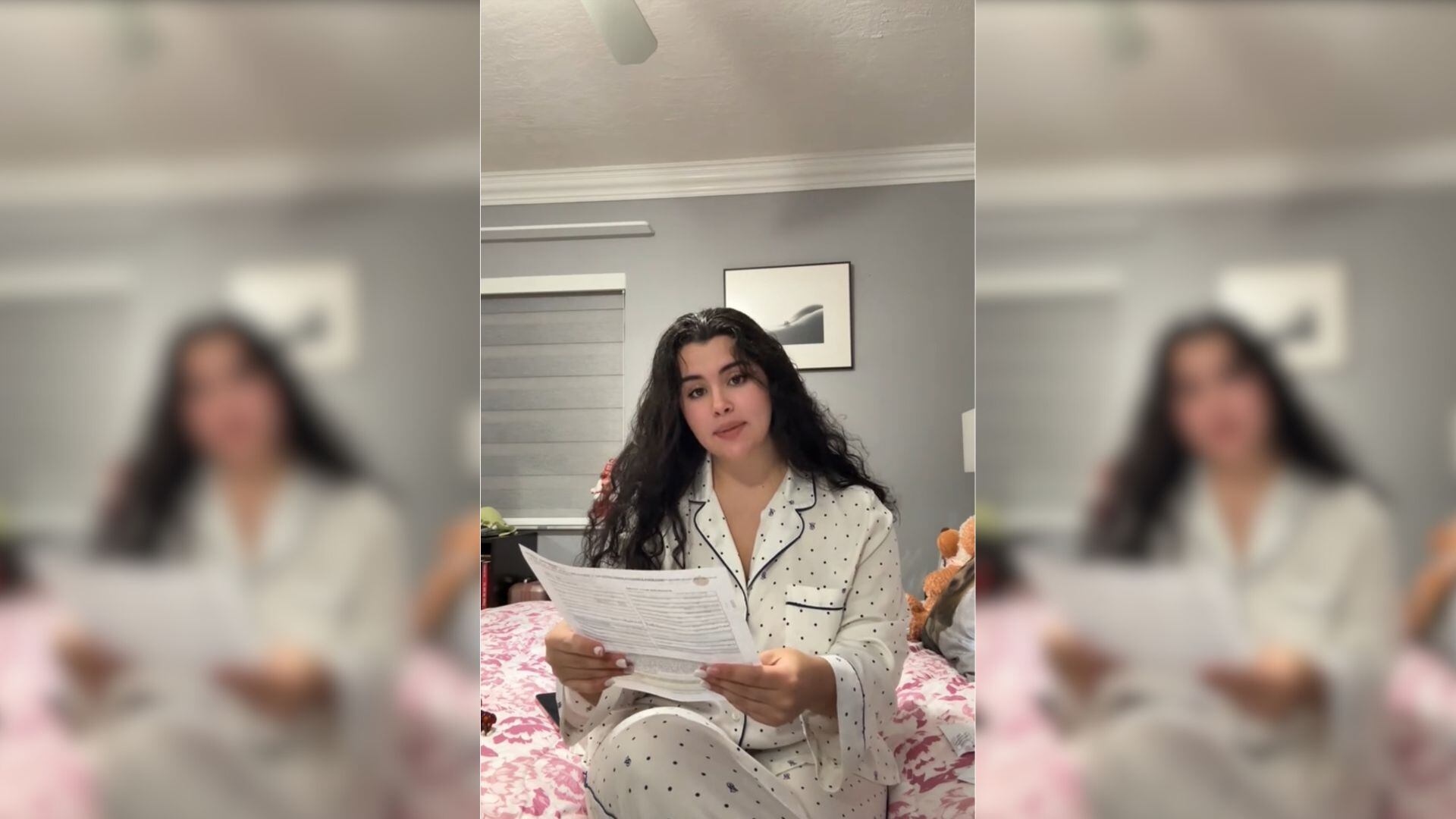 Cristina Fernández en su vídeo de TikTok (@_tainad / TikTok)