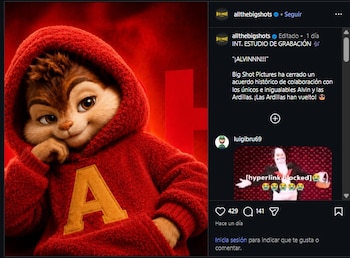 Alvin está de cara nova para o próximo filme ‘Alvin e os Esquilos’.