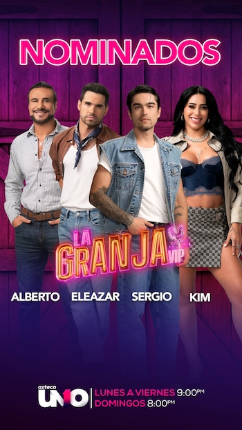 Sergio, Alberto, Eleazar y Kim