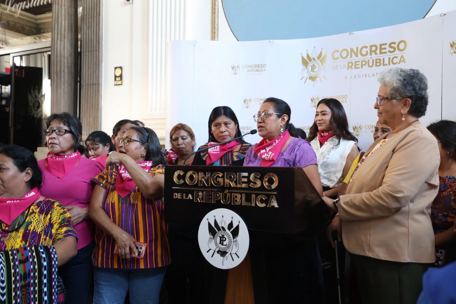 Diputadas de Guatemala presentaron una iniciativa de ley que impone la paridad de género y la inclusión de pueblos indígenas en las candidaturas electorales. (Congreso de la República de Guatemala)