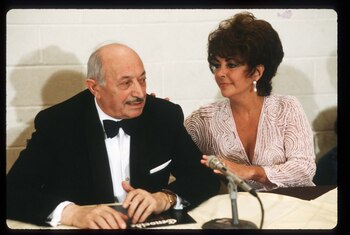 Elizabeth Taylor junto a Wiesenthal