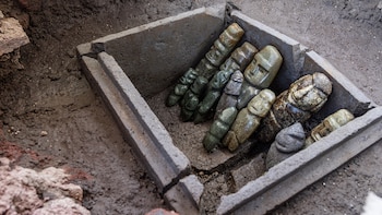 El INAH descubrió una ofrenda