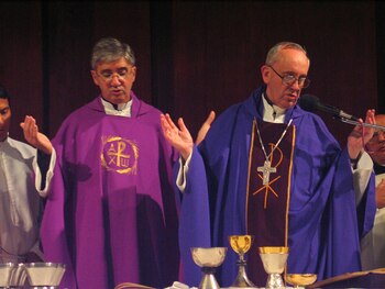 Guillermo Marco junto a Jorge