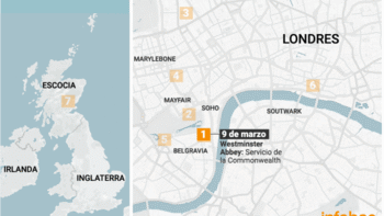 El mapa que muestra los