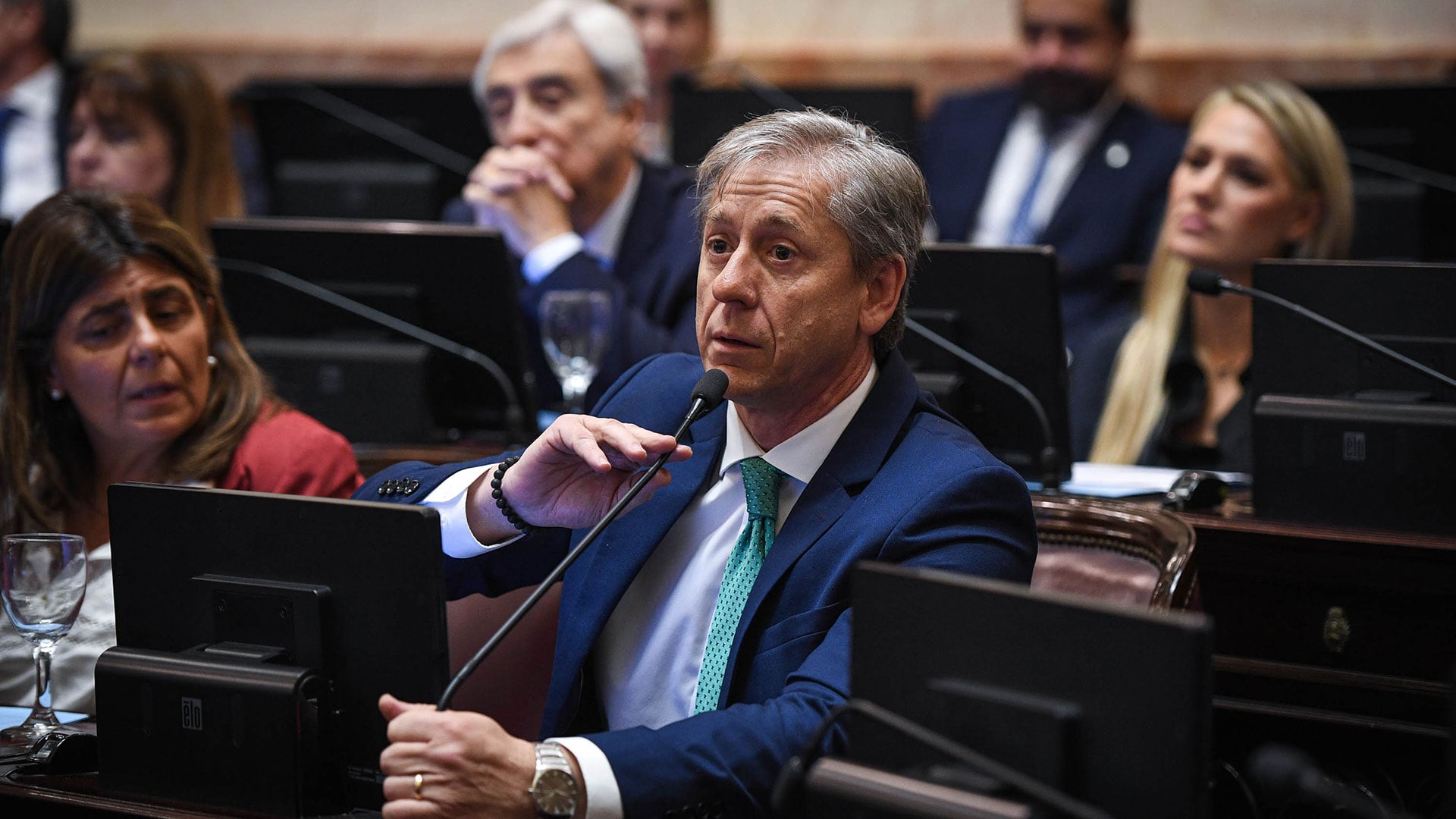El senador radical Eduardo Vischi (Comunicación Senado)
