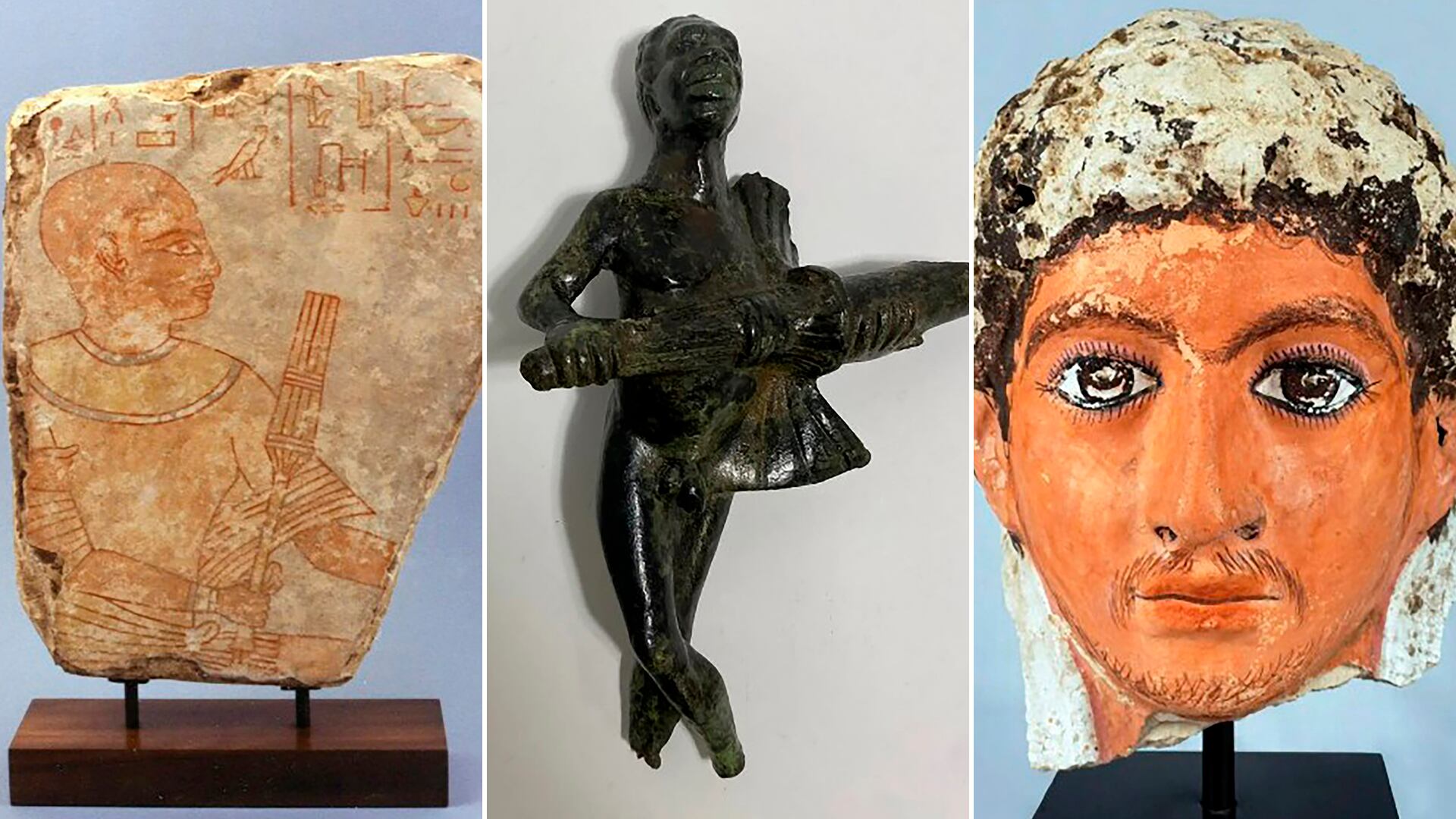 Egipto recupera 36 piezas arqueológicas tras décadas en Estados Unidos