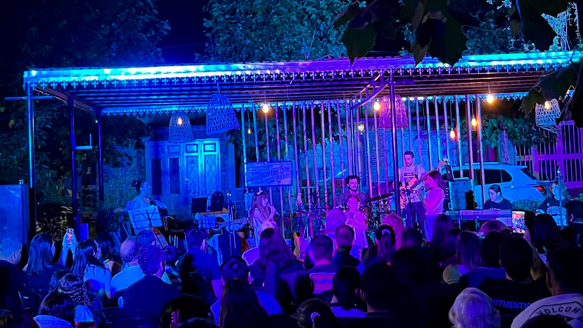 Raponi también integra algunas veces las bandas que tocan en las muestras de fin de año de su escuela (Crédito: Juan Pablo Raponi)