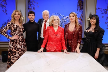Mirtha Legrand acompañada de Karina