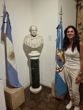 Gabi Sabatini en el Museo