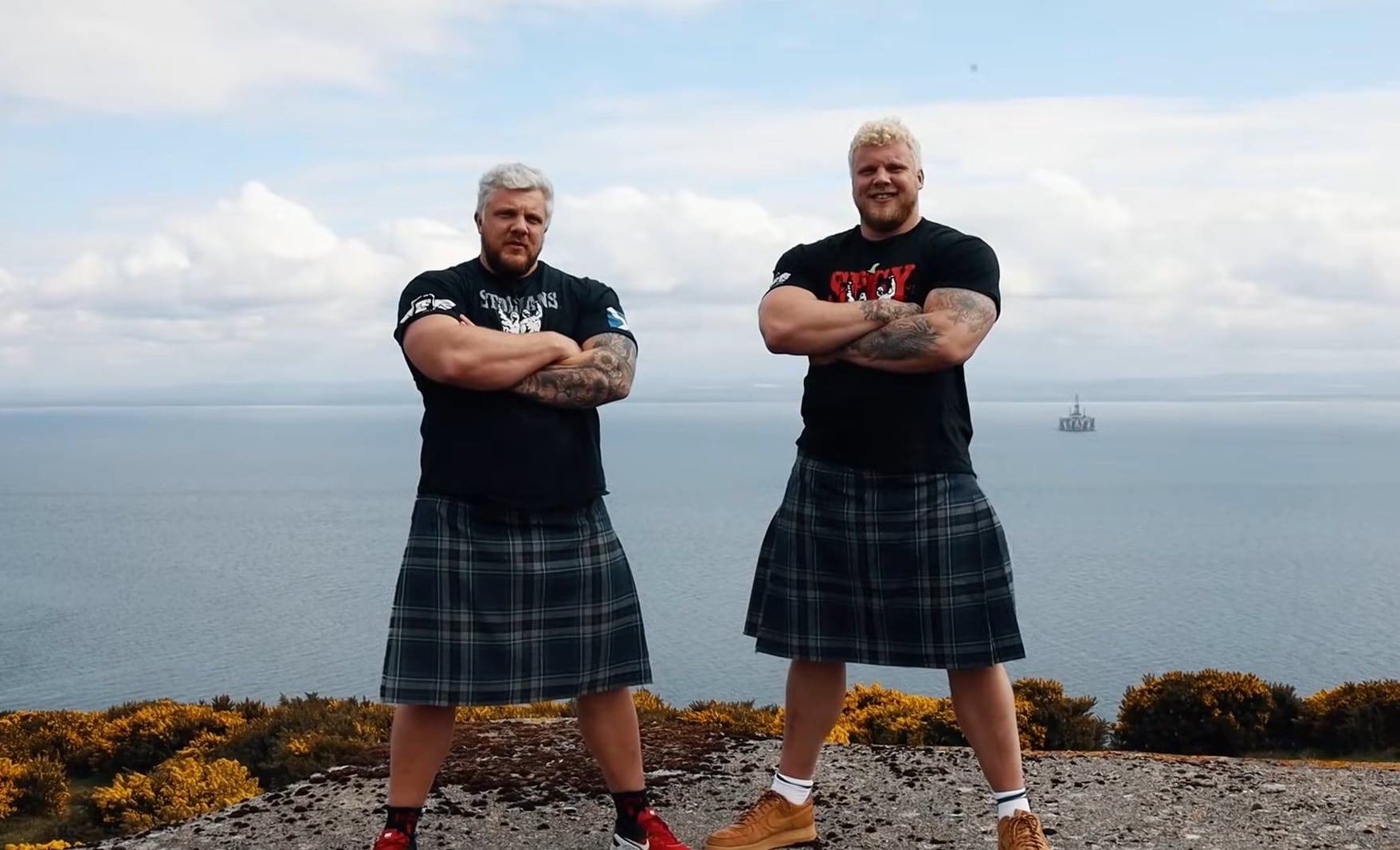 Los hermanos Stoltman, referentes del culturismo en Escocia, transformaron su pasión por el deporte en un símbolo de superación personal y familiar (Captura de video: YouTube/Stoltman Brothers)