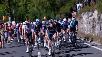 Un aficionado provoca la caída