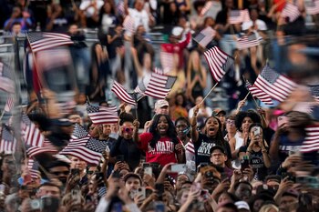 Simpatizantes de Trump en la