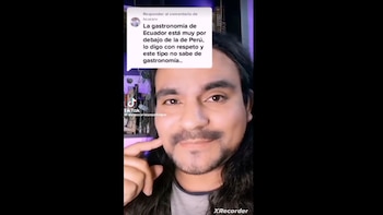Un joven ecuatoriano, conocido como
