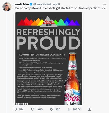 Coors Light también había hecho