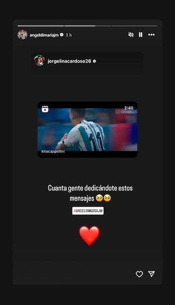 La publicación que reposteó Ángel