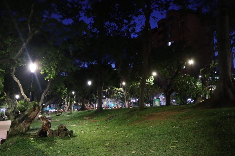 La comunidad de Cabecera pidió la asignación permanente de un guarda exclusivo para reforzar la vigilancia en el parque. - crédito Alcaldía de Bucaramanga