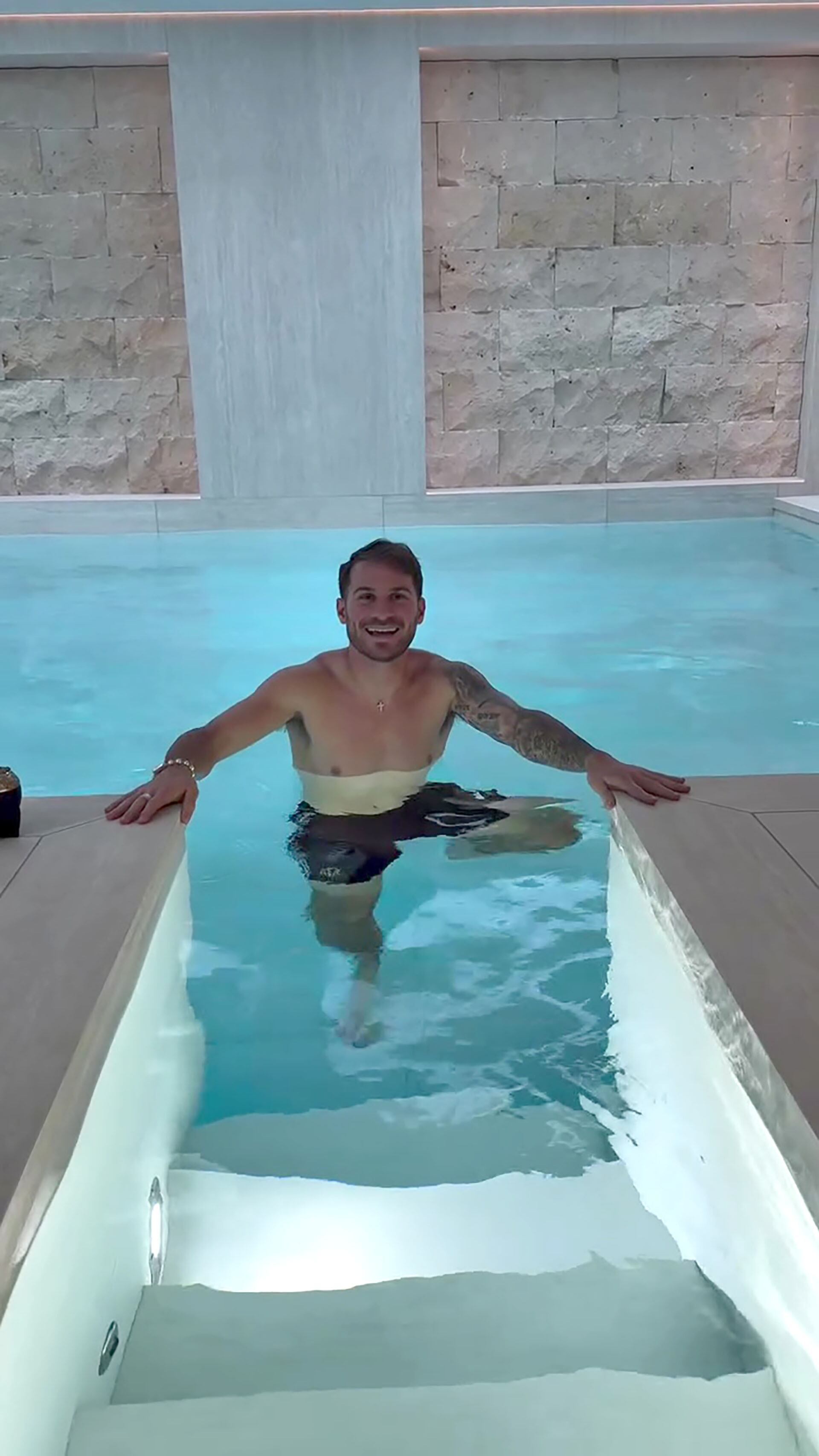 Alexis Mac Allister mostró su rutina para recuperarse tras la gira con la selección argentina