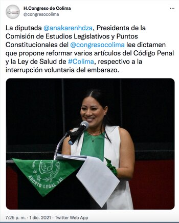 (Foto: Twitter/@congresocolima)